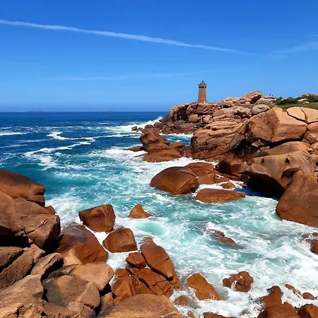 Дом отдыха Coeur De Granit Rose, Meuble Alliant Le Charme De L'authentique Breton Et Du Confort, Classe 3 Etoiles, A 5mn De 13 Plages De La Reputee Cote De Granit Rose